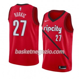 Canotte Uomo Portland Trail Blazers Jusuf Nurkic 27 2018-19 Nike Rosso Swingman